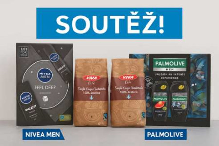 soutěž o sprchové gely a kávu pro dva výherce
